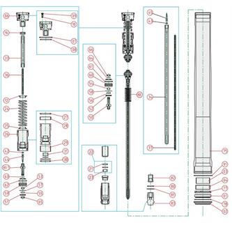 ricambi forcella kawasaki kx 500 91 93 o ring regol estens 80