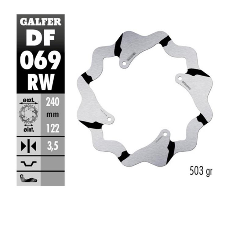 Disco freno Galfer Race Honda CR 125 (2002-2007) posteriore