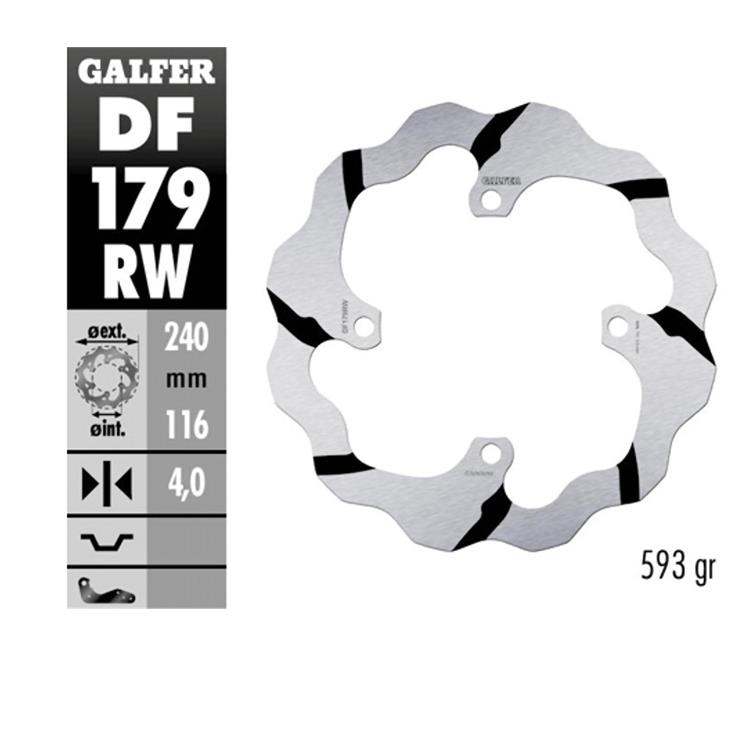 Disco freno Galfer Race Kawasaki KX 250 (2003-2008) posteriore