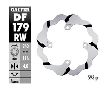 disco freno galfer race kawasaki kx 250 f 04 19 posteriore