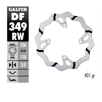 disco freno galfer race suzuki rmz 250 07 18 anteriore