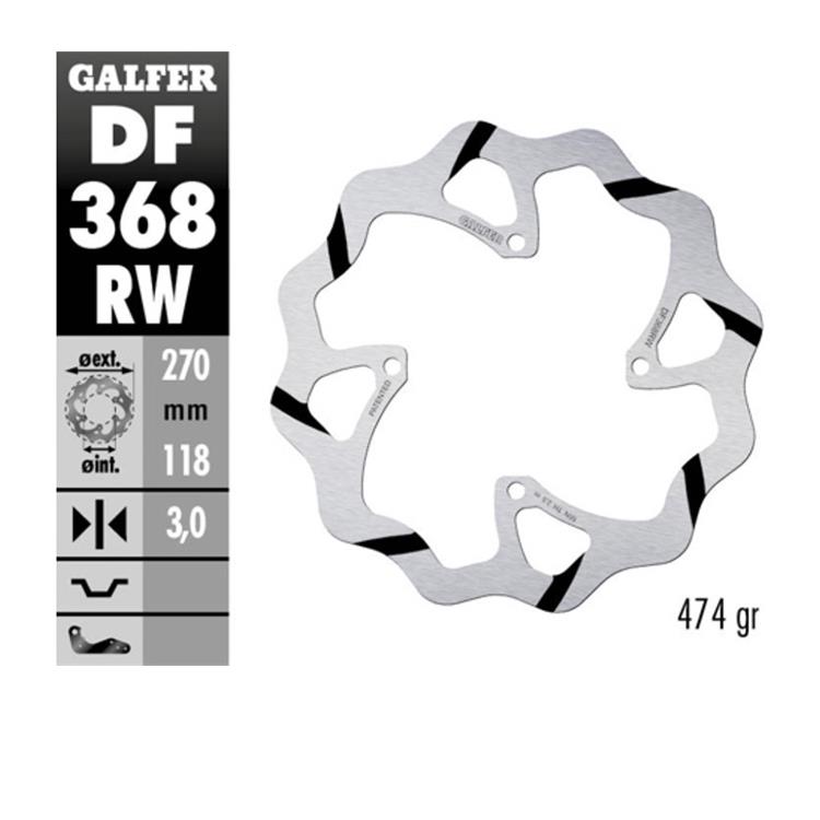 Disco freno Galfer Race Suzuki RMZ 250 (2007-2018) anteriore maggiorato