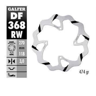 disco freno galfer race suzuki rmz 450 05 17 anteriore maggiorato