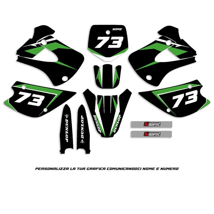 Kit grafiche Kawasaki KX 85 (01-13) Verde