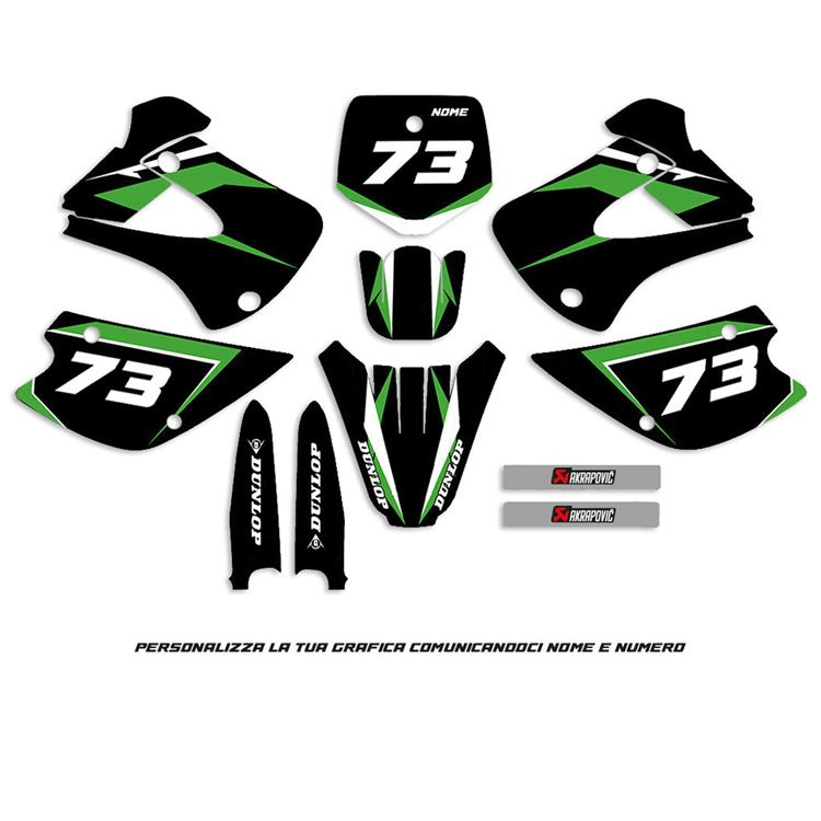 Kit grafiche Kawasaki KX 85 (01-13) Verdi