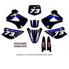 Kit grafiche Kawasaki KX 85 (01-13) Blu in Grafiche Minicross Personalizzabili