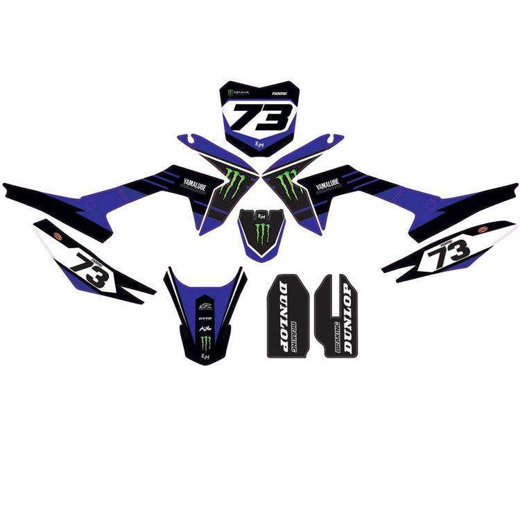 Kit grafiche pit bike CRF 65 Yamaha Monster personalizzabili