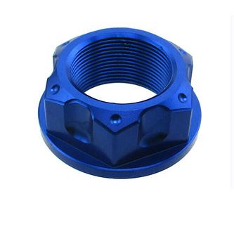 dado sterzo ergal pitbike blu