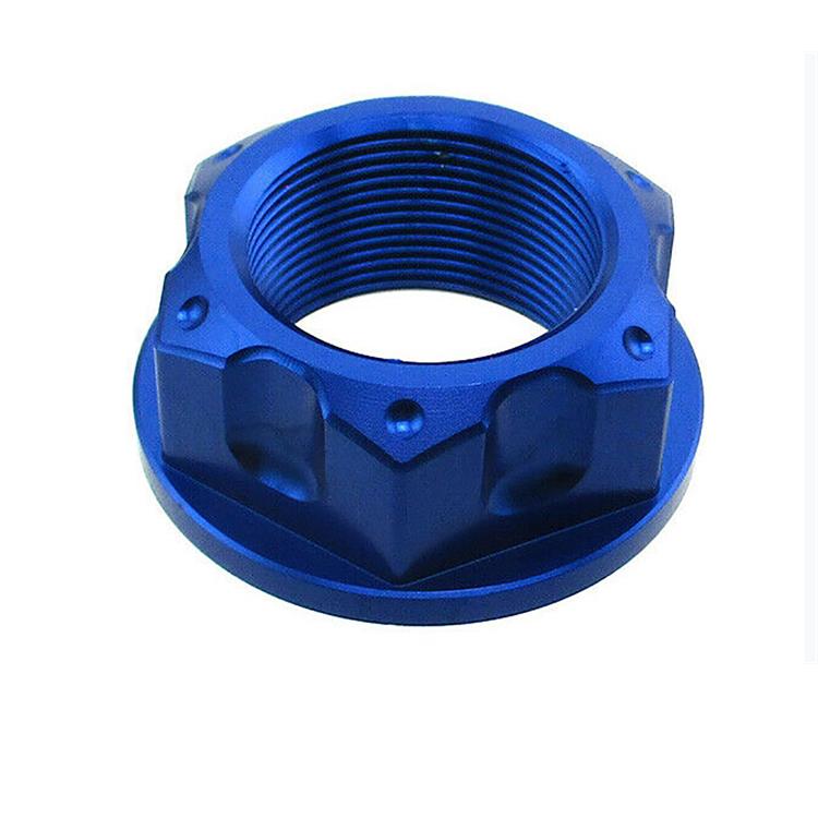 Dado sterzo ergal pit bike Blu