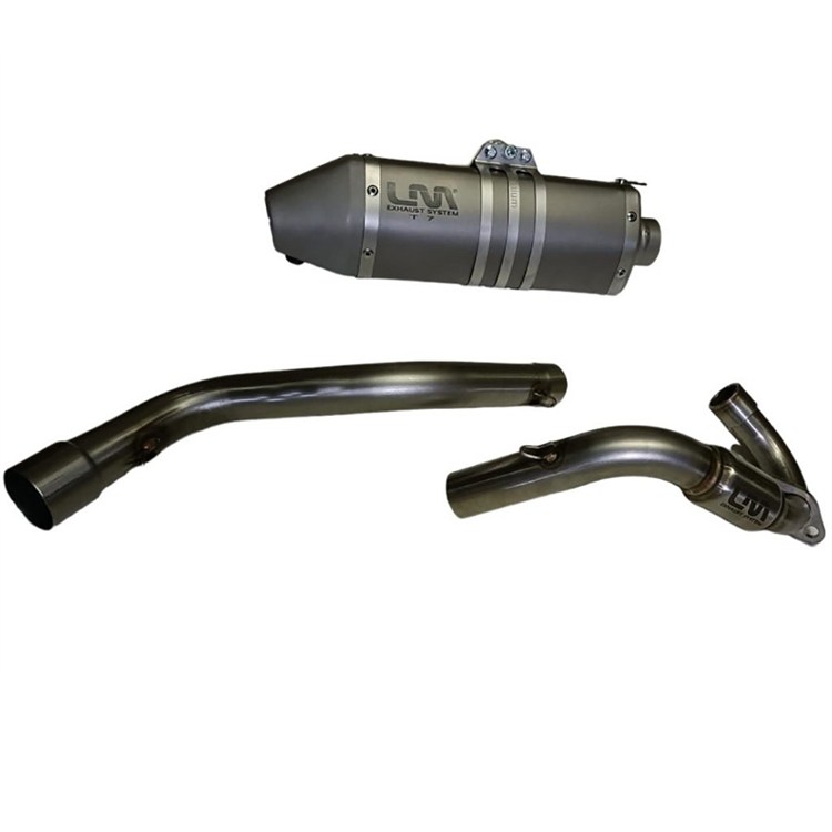 Scarico LM pit bike KAYO TT/KRZ attacco YX-GPX-ZS-DT