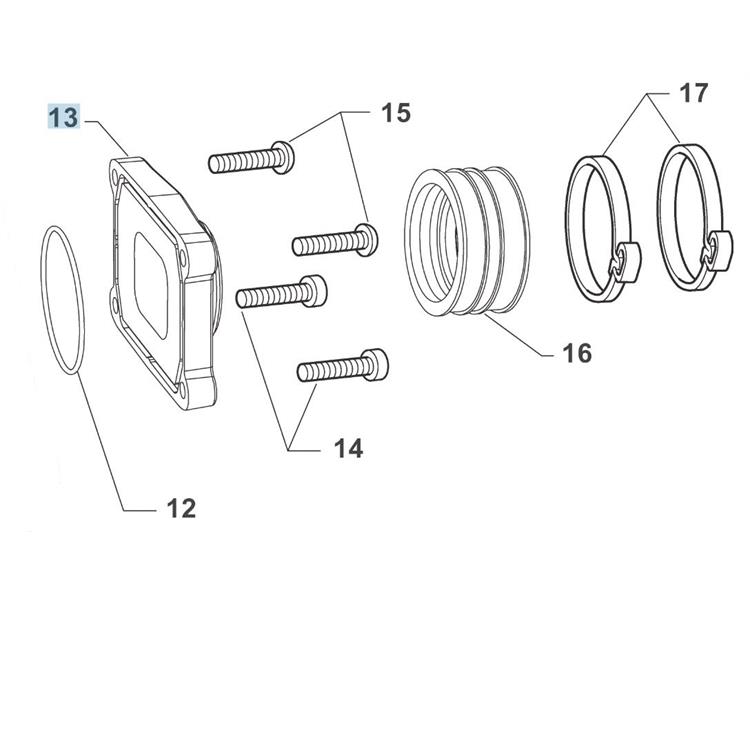 Collettore aspirazione TM 125 EN-FI (20-22)