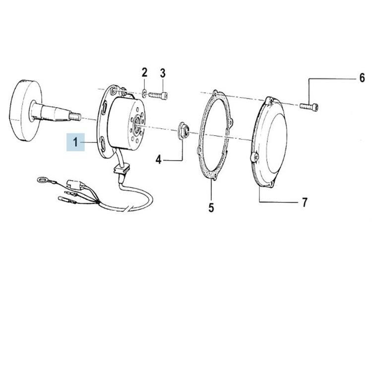 Accensione statore + rotore TM 125 MX (08-11)