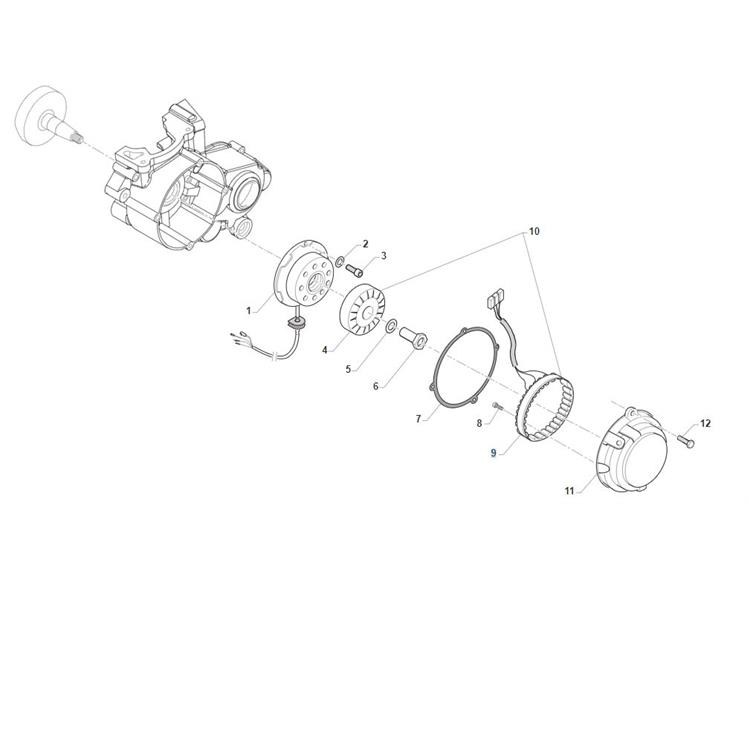 Statore luci TM 125 EN (08-10)