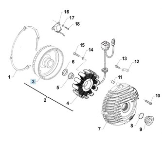 rotore accensione tm 125 smr fi 20 22