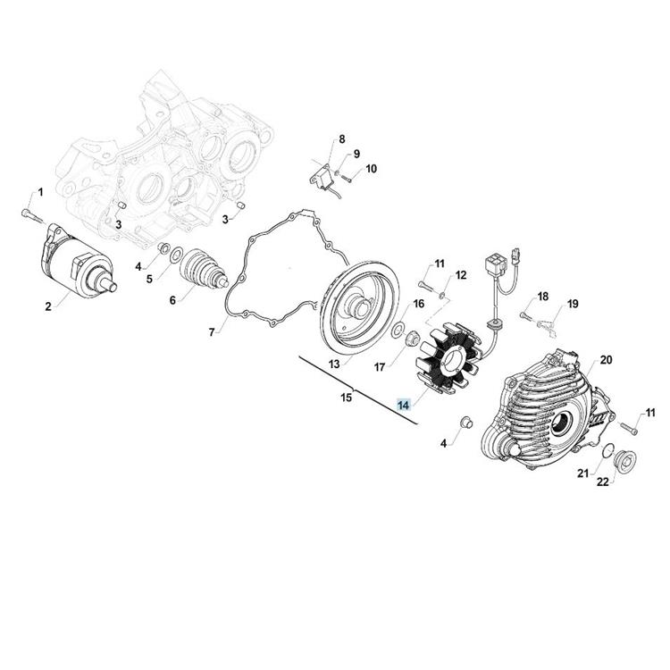 Aramox Statore Accensione Magneto 3005-080 In Rame Compatibile Con Arctic Cat Powder 500 580 600 E Altri Modelli - 4