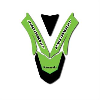 grafica parafango anteriore kawasaki green wake grafica parafango anteriore kawasaki green wake