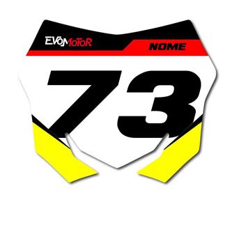 grafica tabella portanumero suzuki yellow edge