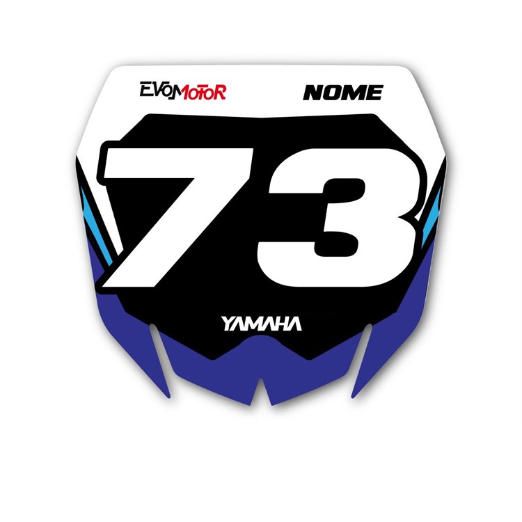 Grafica tabella portanumero Yamaha Blue Dream