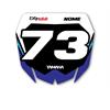 Grafica tabella portanumero Yamaha Blue Dream in Grafiche Motocross al dettaglio