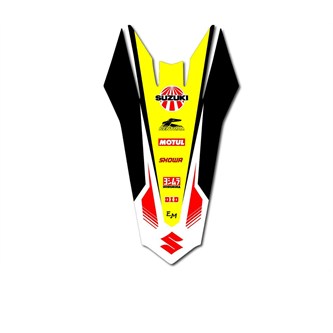 grafica parafango posteriore suzuki yellow edge