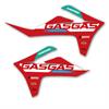 Grafiche convogliatori radiatori Gasgas Shade Blue in Grafiche Motocross al dettaglio