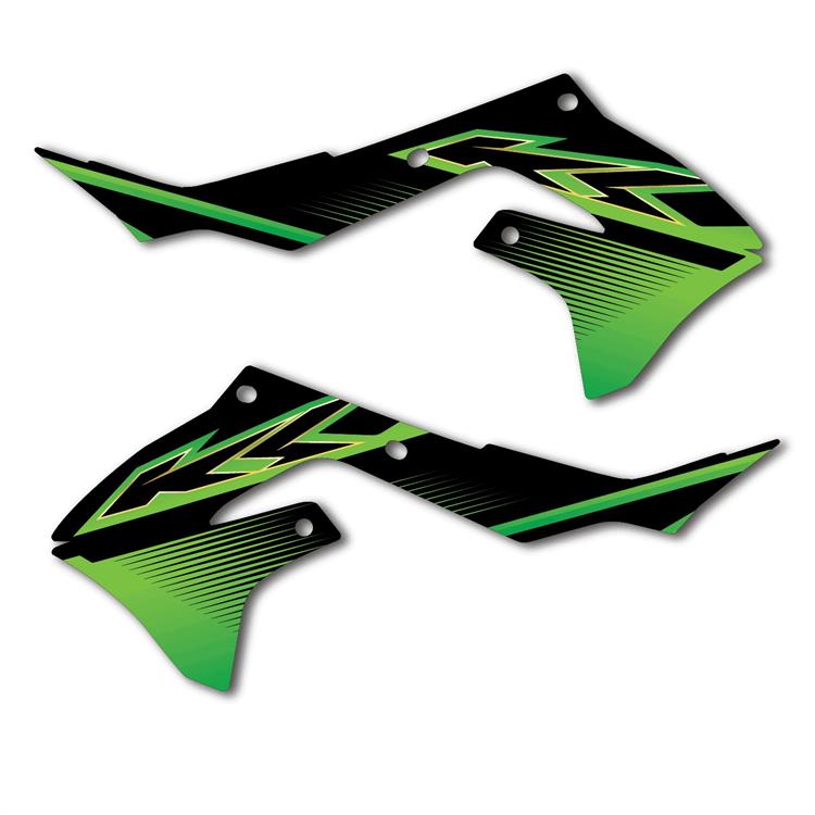Grafiche convogliatori radiatori Kawasaki Green Wake