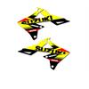 Grafiche convogliatori radiatori Suzuki Yellow Edge in Grafiche Motocross al dettaglio
