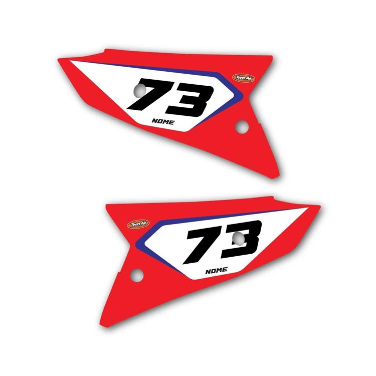 Grafiche fianchetti portanumero Honda Red Scratch
