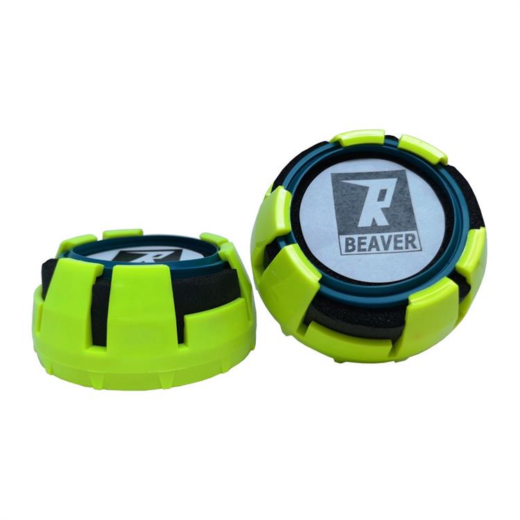Raschiafango forcella Racecap Beaver Husqvarna 125 TE (14-16) Giallo fluo
