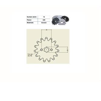 pignone p428 a17mm z16