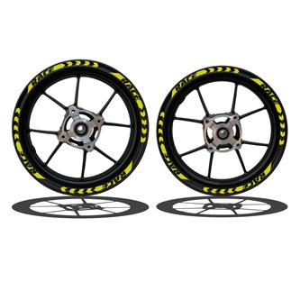 grafica race cerchio vmc 3 fori 4 fori gialla