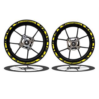 grafica fastest team cerchio vmc 3 fori 4 fori gialla