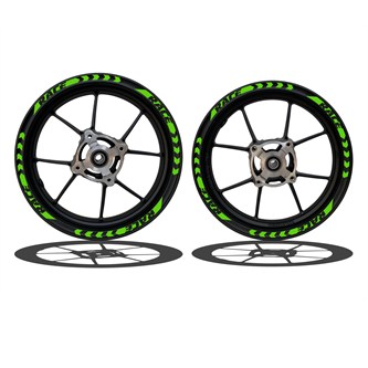 grafica fastest team cerchio vmc 3 fori 4 fori verde