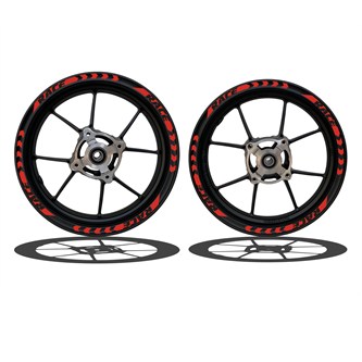 grafica fastest team cerchio vmc 3 fori 4 fori rossa