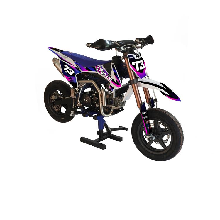 Pit bike KF2 155 12/12 Motard Standard Fucsia Blu