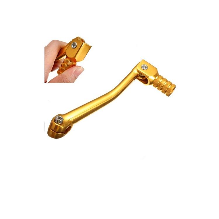 Pedalina cambio pit bike CNC oro