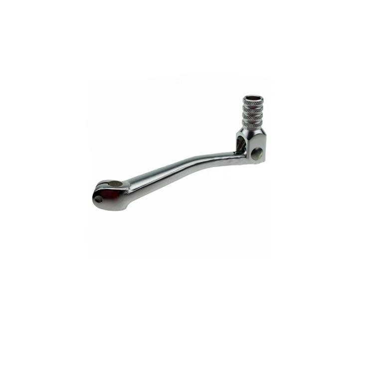 Pedalina cambio pit bike CNC Argento