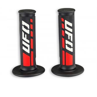 manopole enduro ufo trax rosse