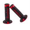 Manopole enduro Domino DSH Nero Rosso in Manubrio e comandi