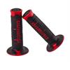 Manopole enduro Domino DSH Nero Rosso in Manubrio e comandi