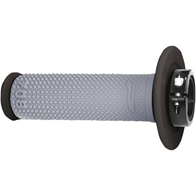 Manopole enduro Pro Grip Lock-On 708 Grigio Nero
