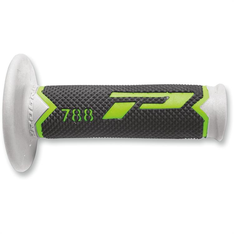 Manopole enduro Pro Grip triple density 788 Nero Grigio Verde