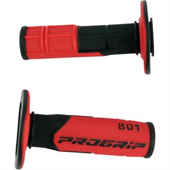 manopole enduro pro grip 801 nere rosse