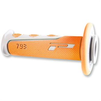 manopole motocross pro grip 793 arancione grigio