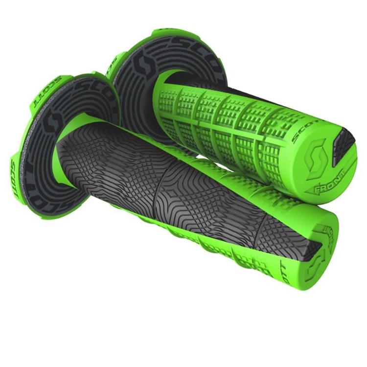 Manopole motard Scott Deuce Verde Nero