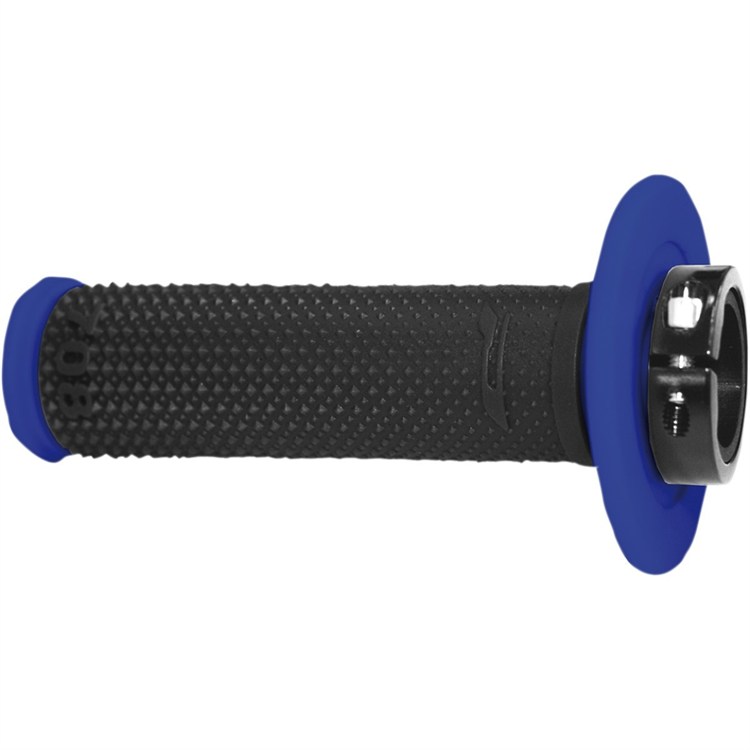 Manopole motard Pro Grip Lock-On 708 Nero Blu