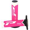 Manopole motard Pro Grip triple density 788 bianco/rosa fluo in Manubrio e parti Motard