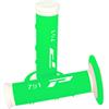 Manopole motard Pro Grip 791 Bianco Verde fluo in Manubrio e parti Motard