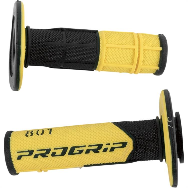 Manopole motard Pro Grip 801 Nero Giallo