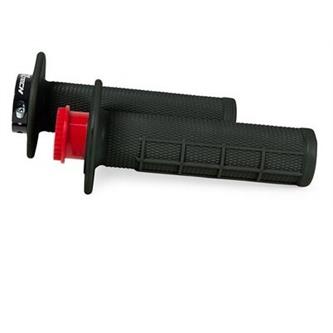 manopole motard lock on racetech nero